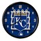 The Memory Company 11.5" Navy Blue and White MLB Kansas City Royals Net Wall Clock